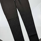 Жіночі теплі термоколготки з ефектом голих ніг з серцями, фото 2