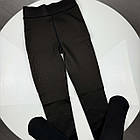 Жіночі теплі термоколготки з ефектом голих ніг з серцями, фото 4