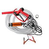 Насос для перекачування палива 12 V з шлангом і пістолетом 38 мм, фото 2