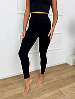 Теплі лосини на хутрі з високою талією лосіни не просвічуються легінси універсальний розмір