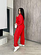 Костюм жіночий євро креп Модель: 1483-05177 GR Колір: червоний, чорний, беж, фото 10
