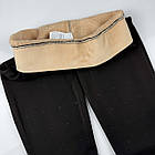 Жіночі теплі термоколготки з ефектом голих ніг в горошек, фото 5