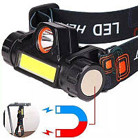 Акумуляторний ліхтар налобний Bl 8101 Xpe+cob