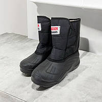 Осіннє утеплене взуття 41р 25см, Чоловічі чоботи для активного відпочинку з гуми, Хутряні бурки BK-99