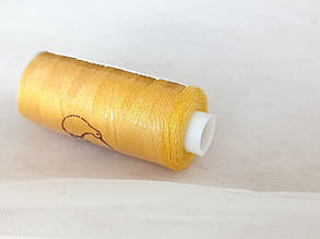 Нитка швейна в котушці KIWI 40/2 400ярдів жовтий (#142)