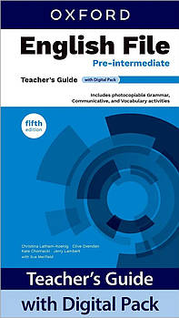English File Fifth Edition Pre-intermediate Teacher's Guide Digital Pack (книга для вчителя з кодом доступу до онлайн матеріалів)