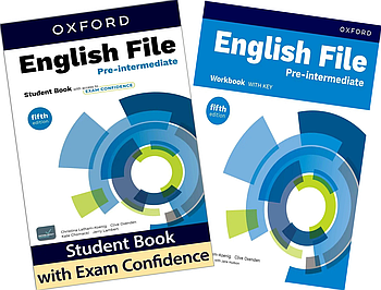 English File Fifth Edition Pre-intermediate Studen's Book + Workbook (комплект)