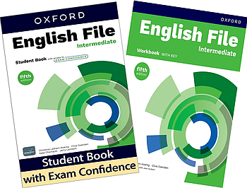 English File Fifth Edition Pre-intermediate Studen's Book + Workbook (комплект)