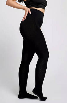 Колготки преміум якості 250 ден бавовняні теплі Innamore 250 чорного кольору розмір 5