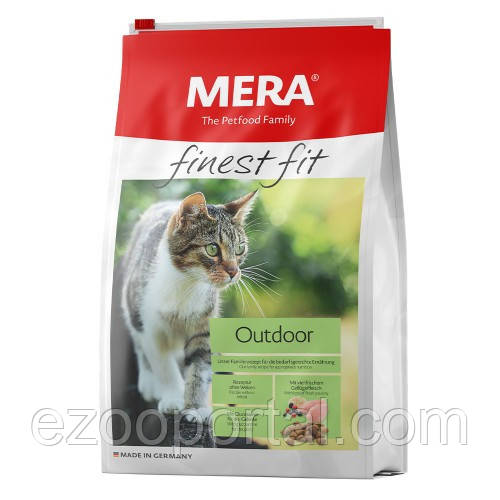 Сухий корм для котів Mera Finest Fit Outdoor зі свіжим м'ясом птиці та лісовими ягодами 10 кг, фото 1