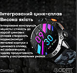 Смарт-годинник Modfit Combat All Black — міцний корпус, дзвінки, пульс, спортрежими, IP68, фото 5