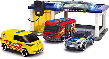 Ігровий набір Dickie Toys Рятувальна станція зі звуковими та світловими ефектами 3716027