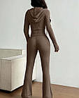 Жіночі стильні костюми №57152 Коричневий, фото 3