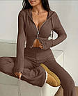 Жіночі стильні костюми №57152 Коричневий, фото 6