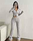 Жіночі стильні костюми №57152 Сірий, фото 6