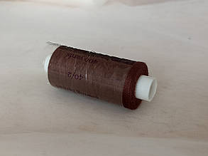 Нитка швейная KIWI 40/2 400ярдов (#492) темно-коричневий