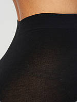 Колготки преміум якості 150 ден бавовняні теплі Innamore 150 чорного кольору розміри 5 і 6, фото 4