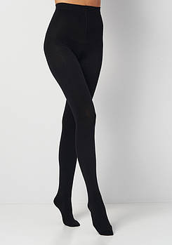 Колготки преміум якості 150 ден бавовняні теплі Innamore 150 чорного кольору розміри 5 і 6