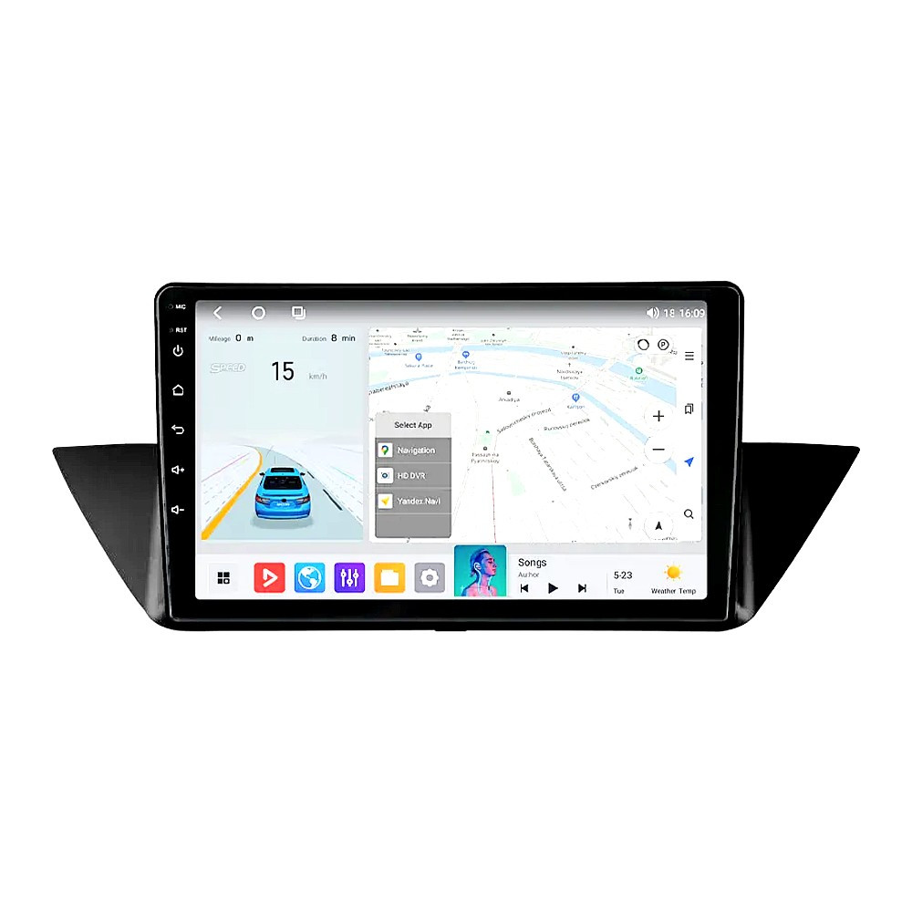 Штатна магнітола андроїд BMW-E83/X1 2008-12, Автомагнітола 2 дин 2/32, штатний головний пристрій бмв, фото 1