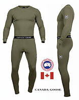 Зимня чоловіча термобудіжка CANADA GOOSE олива ПП8164