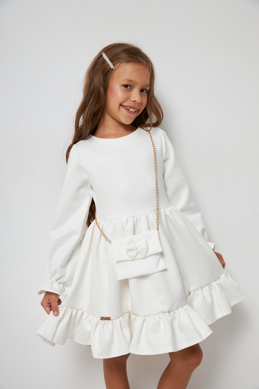 Нарядне плаття на дівчинку 98-128 см Замш 003674