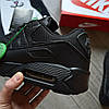 Чоловічі кросівки Nike Air Max 90 Black Чорні Найк Аір Макс 90 шкіра нубук текстиль демісезон, фото 3