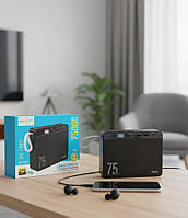 Повербанк HOCO Overlord повністю сумісний зовнішній акумулятор J94 75000mAh |3USB/Type-C, PD/QC, 20W/5A| (чорний) ПП8196