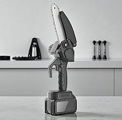 Електрична ланцюгова пилка 6" 24V з 2 акумуляторами в кейсі