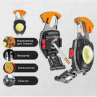 Багатофункціональний LED ліхтарик X-Balong BL-W5147, 7 режимів, Акумулятор. Type C ПП8039