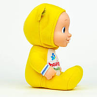 Інтерактивний пупс Baniel 34 см — співає, рухає ротиком, жовтий, арт. 801017-1, фото 4
