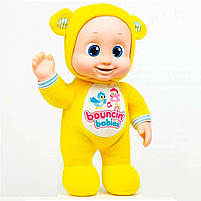 Інтерактивний пупс Baniel 34 см — співає, рухає ротиком, жовтий, арт. 801017-1, фото 10