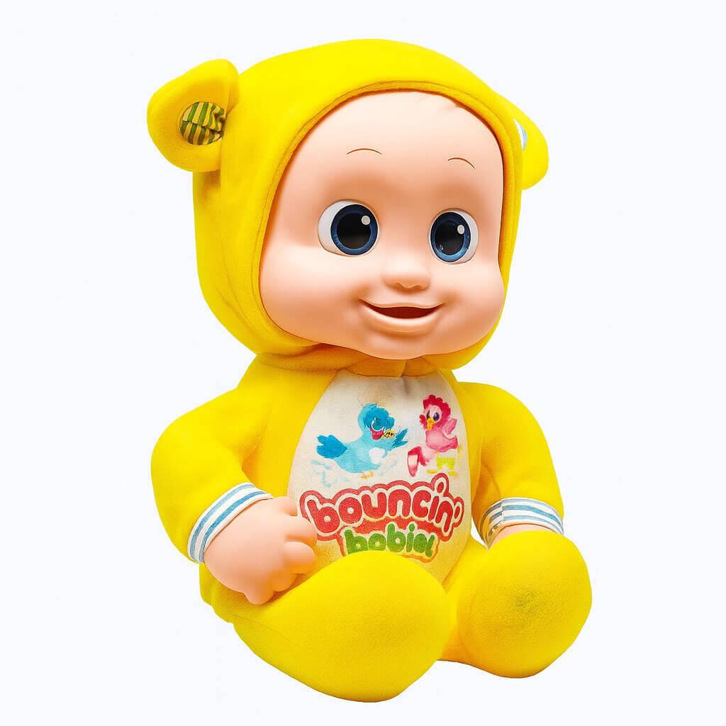 Інтерактивний пупс Baniel 34 см — співає, рухає ротиком, жовтий, арт. 801017-1, фото 1