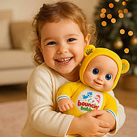 Інтерактивний пупс Baniel 34 см — співає, рухає ротиком, жовтий, арт. 801017-1, фото 9