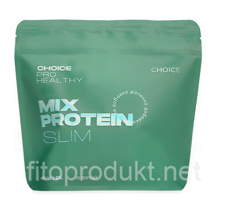 Коктейль Mix Protein SLIM для інтенсивного зниження ваги 405 грамів Чойс, фото 1