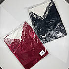 Шовковий пеньюар №6080 Бордо, фото 9