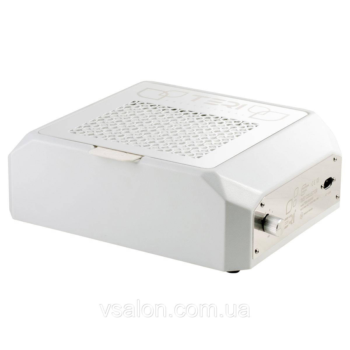 Настільна манікюрна витяжка з HEPA фільтром Teri Diamond біла/сітка біла, фото 1