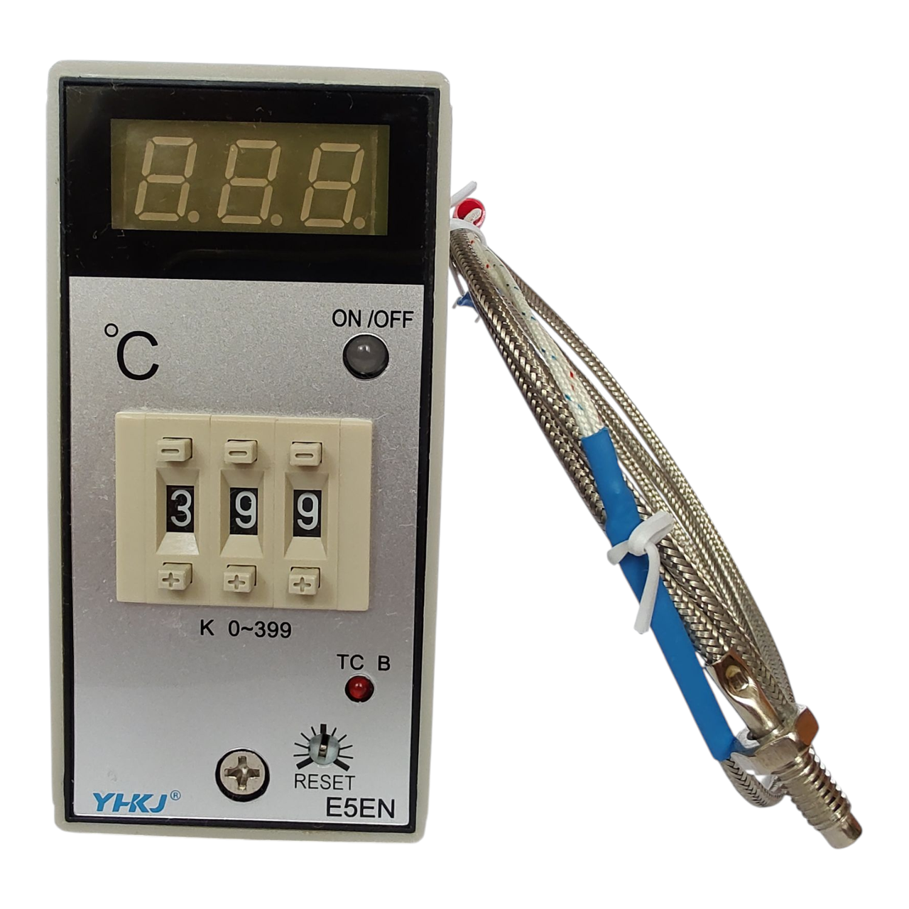 Контролер температури 0~399 °С E5EN-YR40K з релейним виходом, фото 1