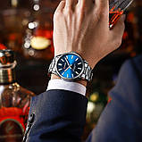 Curren 9090 Silver-Blue, фото 3