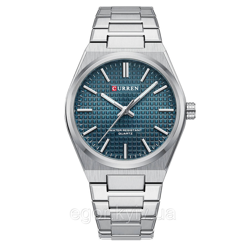 Curren 8439 Silver-Blue, фото 1