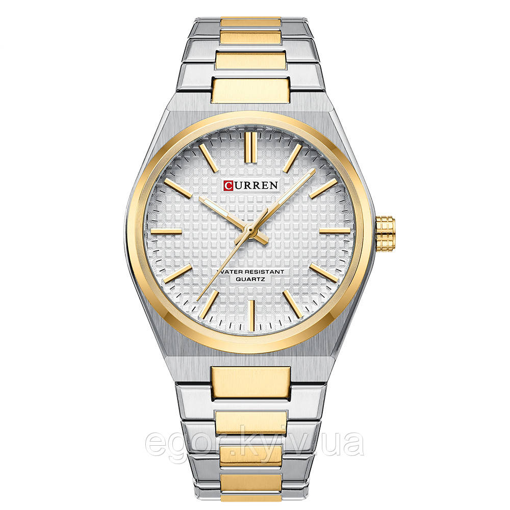 Curren 8439 Silver-Gold-White, фото 1