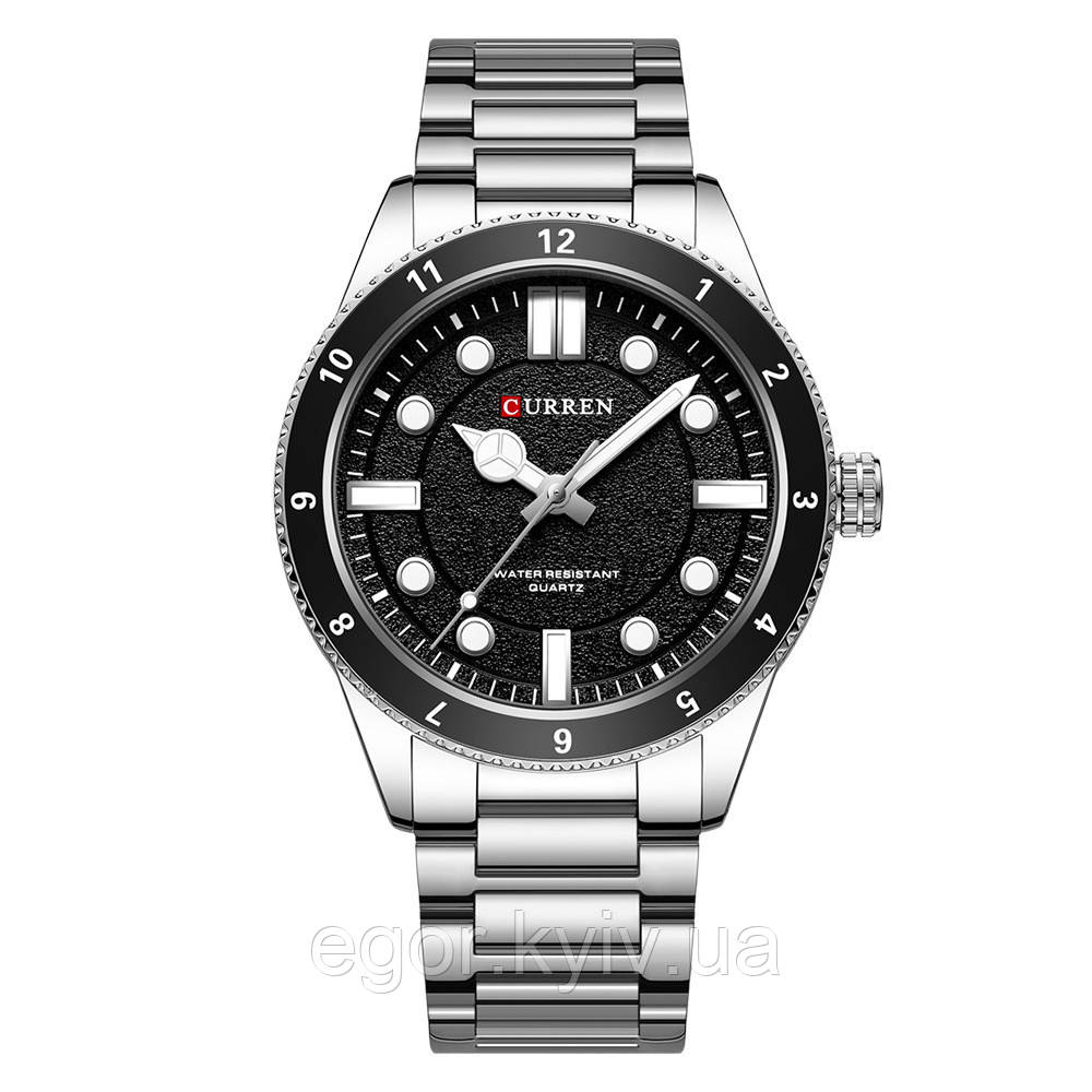 Curren 8450 Silver-Black, фото 1