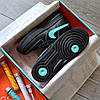 Кросівки Nike Air Force 1 Low x Tiffany & Co Leather Чорні з голубим Взуття Найк Аїр Форс 1 Лов повсякденні шкіра демісезон, фото 9