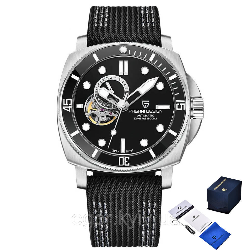 Pagani Design PD-1736 Silver-Black, фото 1