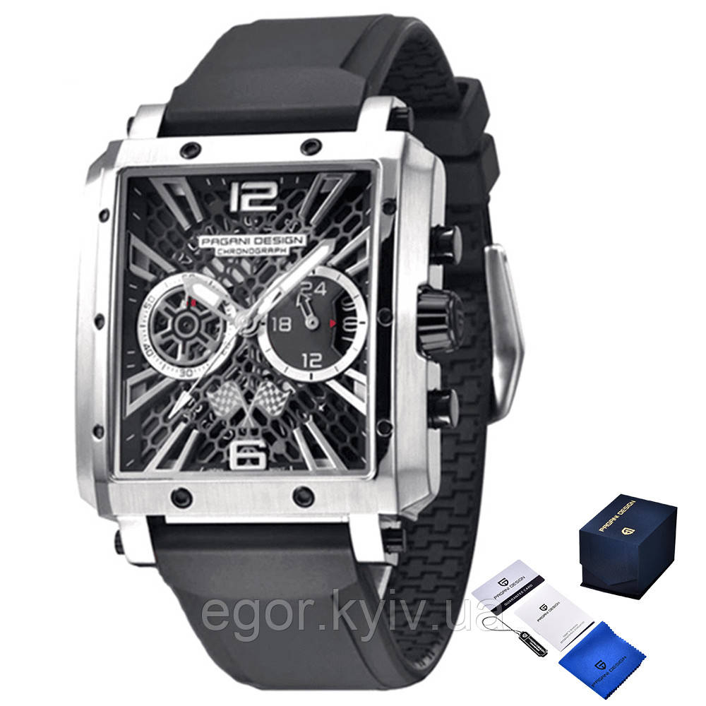 Pagani Design PD-1725 Silver-Black, фото 1
