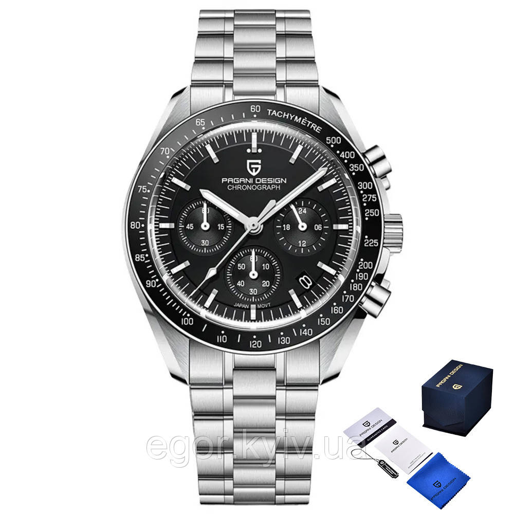 Pagani Design PD-1701 Silver-Black, фото 1