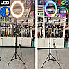 Комплект кільцева лампа 45 см зі штативом 2 метри посиленим NeePho LED RGB Кільцеве світло від мережі для освітлення, фото 7