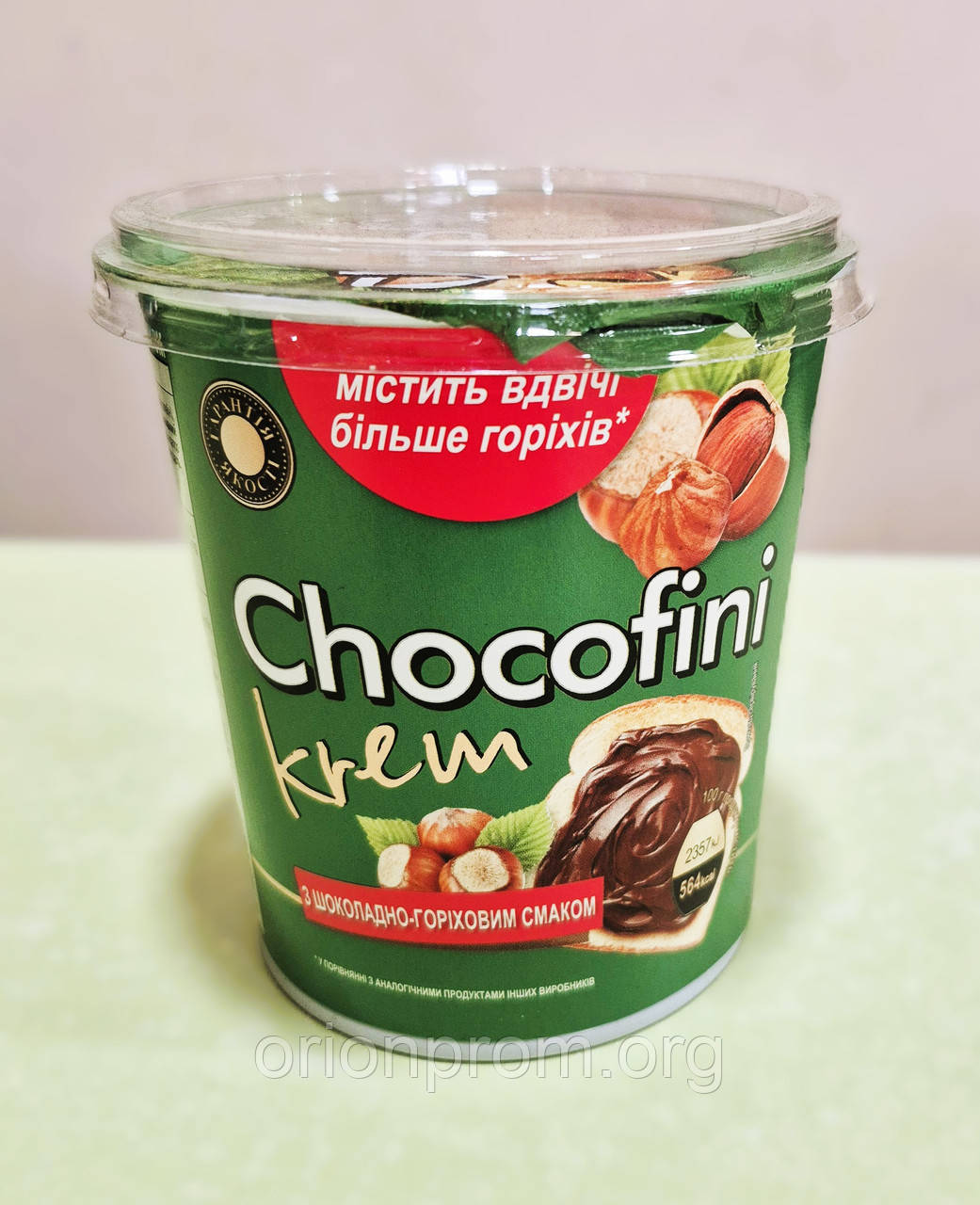 Шоколадно-горіхова паста Chocofini 400 г, фото 1