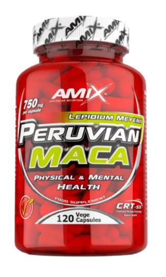 Харчова добавка  AMIX™ Peruvian MACA 750mg 120 капсул, фото 1