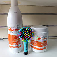 Набір Зволожувальні шампунь і маска Dikson miele honey curl control по 1 л для кучерявого волосся Pro Master