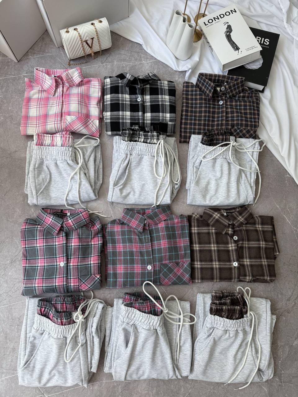 Костюм жіночий сорочка + штани Модель: 1532-287 GR Колір: як на фото, фото 1